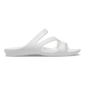 Papuci Crocs Kadee II Sandal Alb - White ieftini