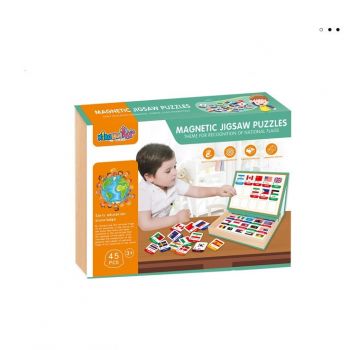 Puzzle Magnetic Pentru Recunoasterea Drapelului National