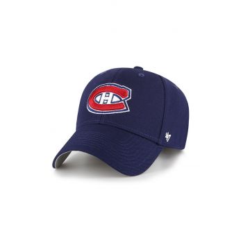 47brand șapcă NHL Montreal Canadiens culoarea gri, cu imprimeu  H-MVP10WBV-LND
