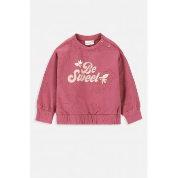 Coccodrillo bluza copii culoarea roz, cu imprimeu ieftina