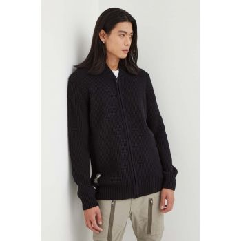 G-Star Raw cardigan barbati, culoarea negru ieftin