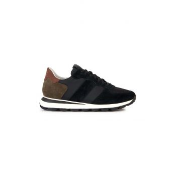 Geox sneakers din piele U SPHERICA VSERIES A culoarea negru, U3612A 022FU C0033