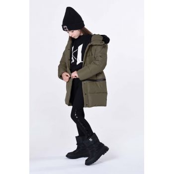 Karl Lagerfeld cizme de iarna copii culoarea negru ieftina Karl Lagerfeld cizme de iarna copii culoarea negru ieftina
