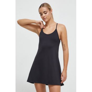 Reebok rochie sport LUX COLLECTION culoarea negru, mini, evazati ieftina