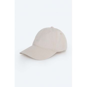 Wood Wood șapcă de baseball din bumbac Low profile twill cap culoarea bej, uni 12110804.7083-OFFWHITE