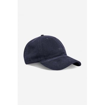 Wood Wood șapcă de baseball din catifea Low profile corduroy cap culoarea bleumarin, uni 12130810.9016-WARMBEIGE de firma originala