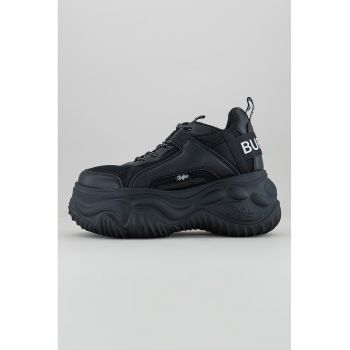 Pantofi sport masivi cu garnituri de piele ecologica