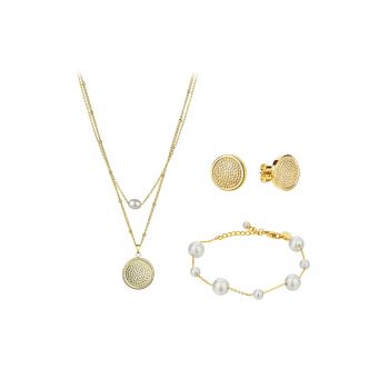 Set de colier - bratara si cercei cu tija