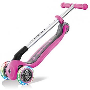 Trotineta Primo Lights with light rollers, Scooter (pink)