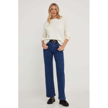 Answear Lab jeansi femei, culoarea albastru marin ieftini
