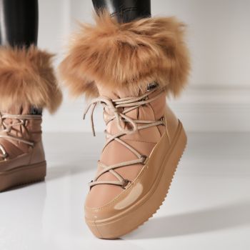 Cizme Dama Imblanite Kaki din Fas Nahed