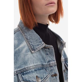 KSUBI geacă din denim femei, de tranziție, oversized WPS23JK006-DENIM KSUBI geacă din denim femei, de tranziție, oversized WPS23JK006-DENIM