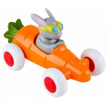 Pilot de Curse Iepuras in Masinuta Morcov Cute Racer