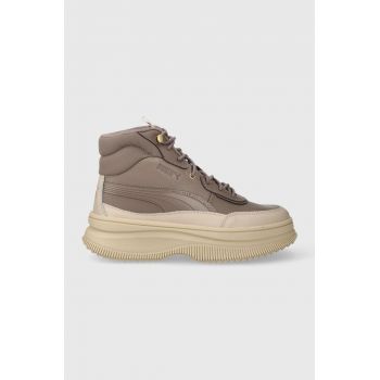 Puma sneakers culoarea maro, 392316