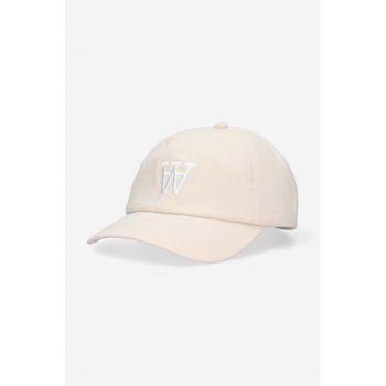 Wood Wood șapcă de baseball din bumbac Eli AA culoarea alb, cu imprimeu 10250811.7083-OFFWHITE ieftina