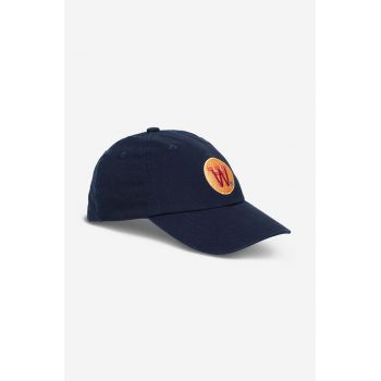 Wood Wood șapcă de baseball din bumbac Eli Badge culoarea bleumarin, cu imprimeu 10280800.7083-OFFWHITE de firma originala