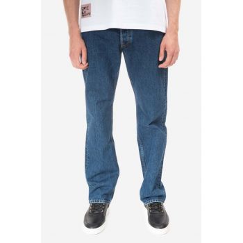 Wood Wood jeans din bumbac Al Rigid Denim Straight Fit 12235804.7051-LIGHTRI
