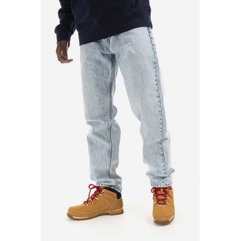 Wood Wood jeans din bumbac Sol Rigid Denim Slim Fit 12215802.7051-HEAVYWA