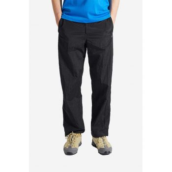 Wood Wood pantaloni Khal Trousers barbati, culoarea negru, drept 12215008.5112-BLACK