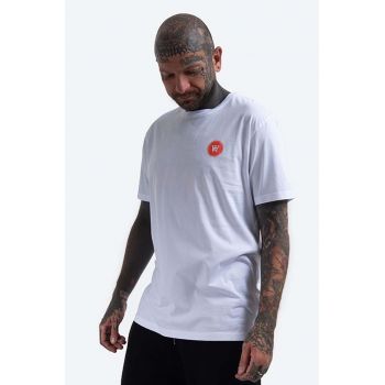 Wood Wood tricou din bumbac Ace T-shirt culoarea alb, cu imprimeu 10135701.2222-WHITE/O