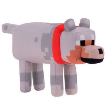 Jucarie din plus Wolf, Minecraft, 38 cm