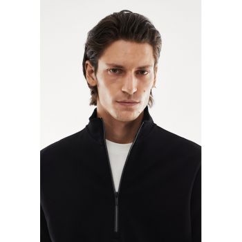 Bluza sport cu fenta cu fermoar Ibizape