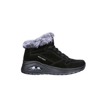 Ghete din piele intoarsa Uno Rugged Wintriness la reducere