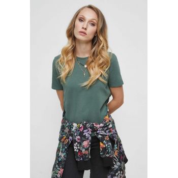 Medicine tricou din bumbac culoarea verde