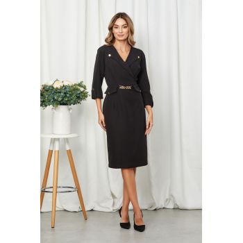 Rochie Camelie Neagra