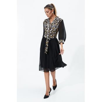 Rochie Irina Galben Multi ieftina
