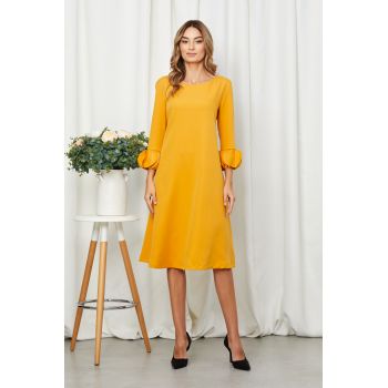 Rochie Tamara Galben Mustar la reducere