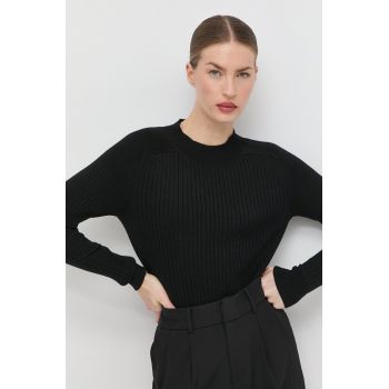 Silvian Heach pulover femei, culoarea negru, light
