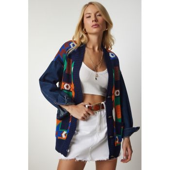 Cardigan cu model si maneci cazute