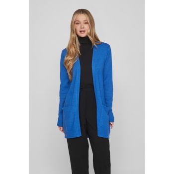 Cardigan tricotat fin fara inchidere