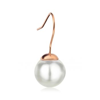 Cercei drop decorati cu perle shell