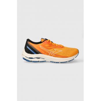 Mizuno pantofi de alergat Wave Equate 7 culoarea portocaliu de firma originali