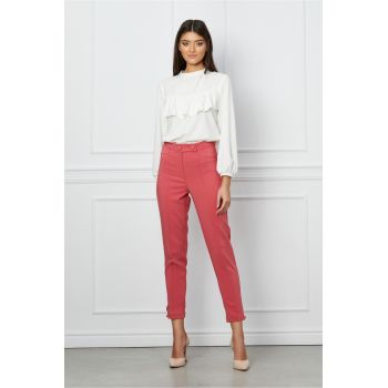 Pantaloni LaDonna roz somon office