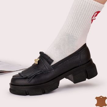 Pantofi Casual Dama Sport Negri Piele Naturala Orbin de firma originali