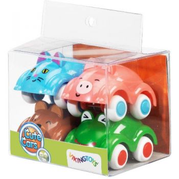 Set 4 Masinute Animale Cute Cars