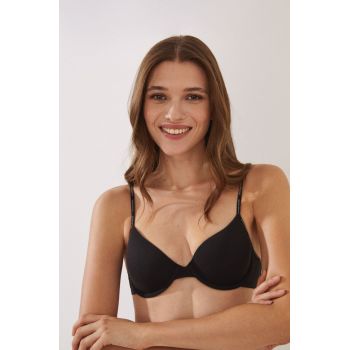 women'secret sutien Bci culoarea negru, neted