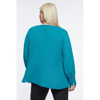 Bluza cu pliuri