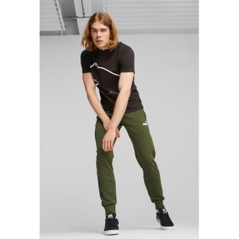 Pantaloni sport cu imprimeu logo Power