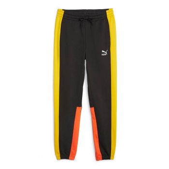 Pantaloni sport cu model colorblock Classics Block