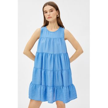 Rochie mini cu croiala in A