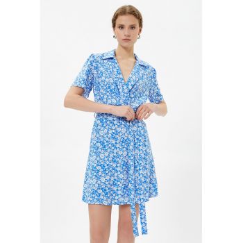 Rochie mini cu imprimeu floral