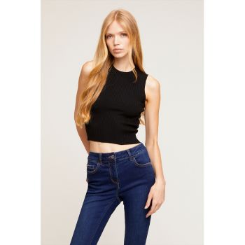 Top crop slim fit