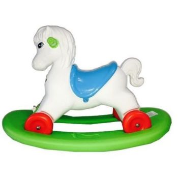 Calut balansoar mic Rocky, multicolor, 76 x 35 x 52