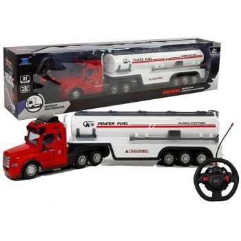 Camion cu cisterna RC pentru copii, cu telecomanda, LeanToys, 4627