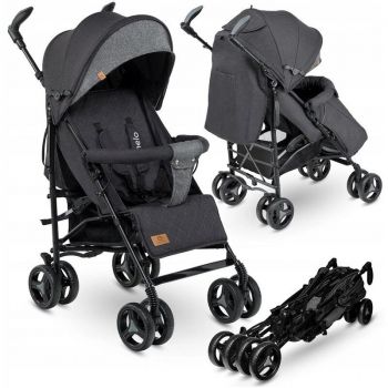 Carucior sport Irma, Cu husa de picioare, Cu Negru