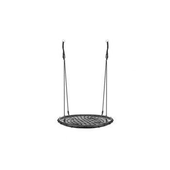 Leagan suspendat, cuib de barza, negru, max 120 kg, 100 cm